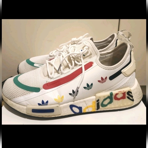 Adidas NMD R1 Spectoo Multicolor Trefoil Sneakers Men's Sz.10 Ret.$160